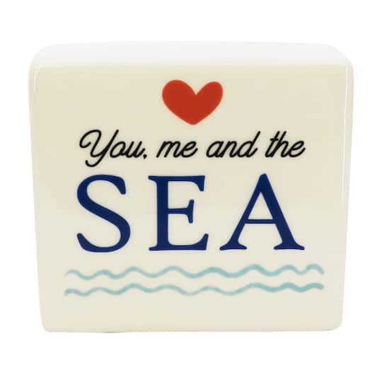 4&#x22; You, Me and the Sea Tabletop D&#xE9;cor by Ashland&#xAE;